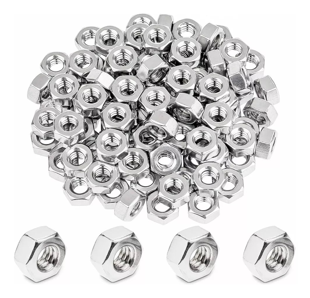 Tuerca Hexagonal Estandar Acero Galvanizado