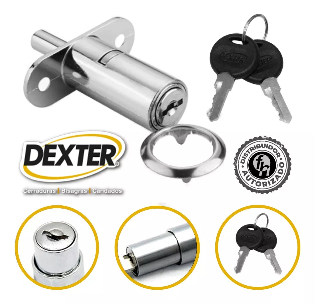Cerradura Puerta Corrediza 5831 Cromo Dexter
