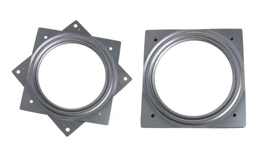 Placa Base Giratoria 6 Pulgadas Metálica Cuadrada Balero Plano Bolder