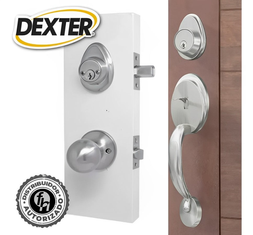 Cerradura Residencial "Dalton" Llave/Llave 6741 Níquel Satinado
