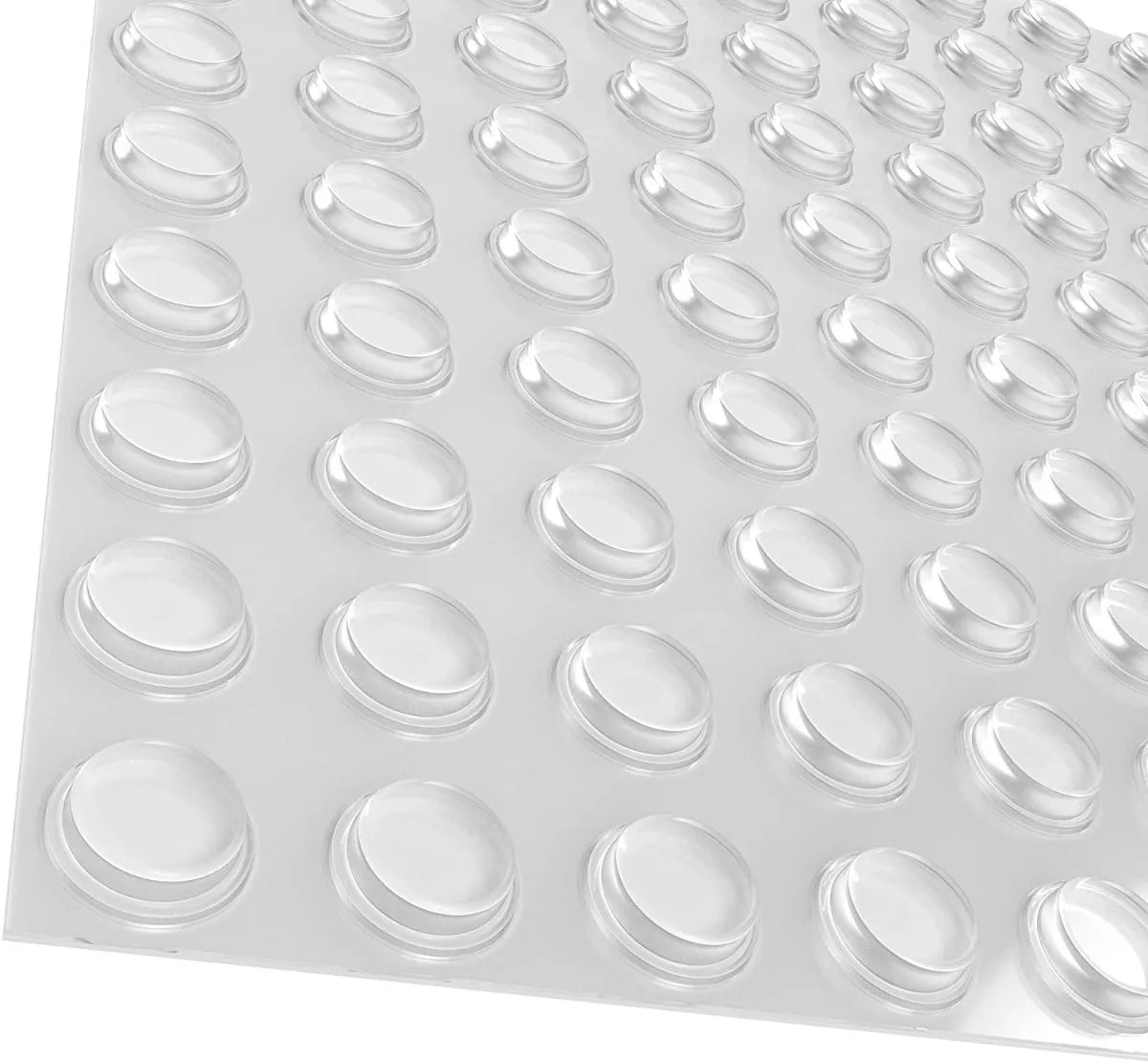 Tope Protector Autoadherible Silicona Antigolpes 100 Piezas