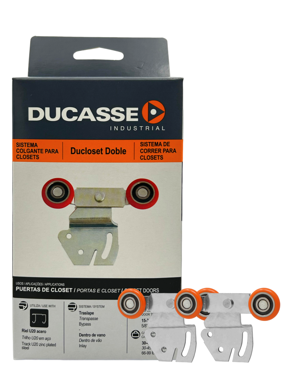 Sistema Colgante Para Closet Ducloset Doble Ducasse