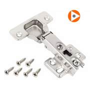 Bisagra Bidimensional 35 mm Ducasse Cobertura Recta 4 Perforaciones