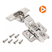 Bisagra Bidimensional 35 mm Ducasse Cobertura Media 4 Perforaciones