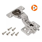 Bisagra Bidimensional 35 mm Ducasse Cobertura Interna 4 Perforaciones