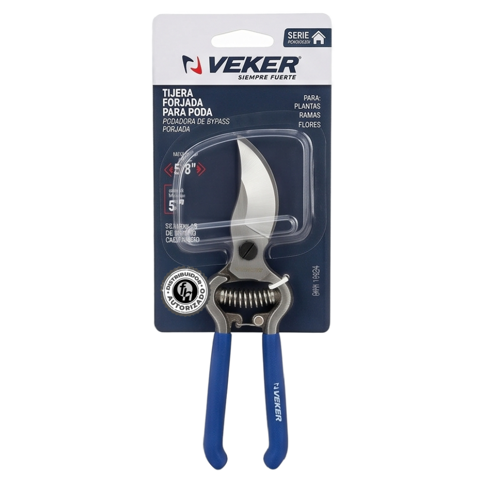 Tijera Manual Acero Forjada de Poda 8in Jardin Veker 12624