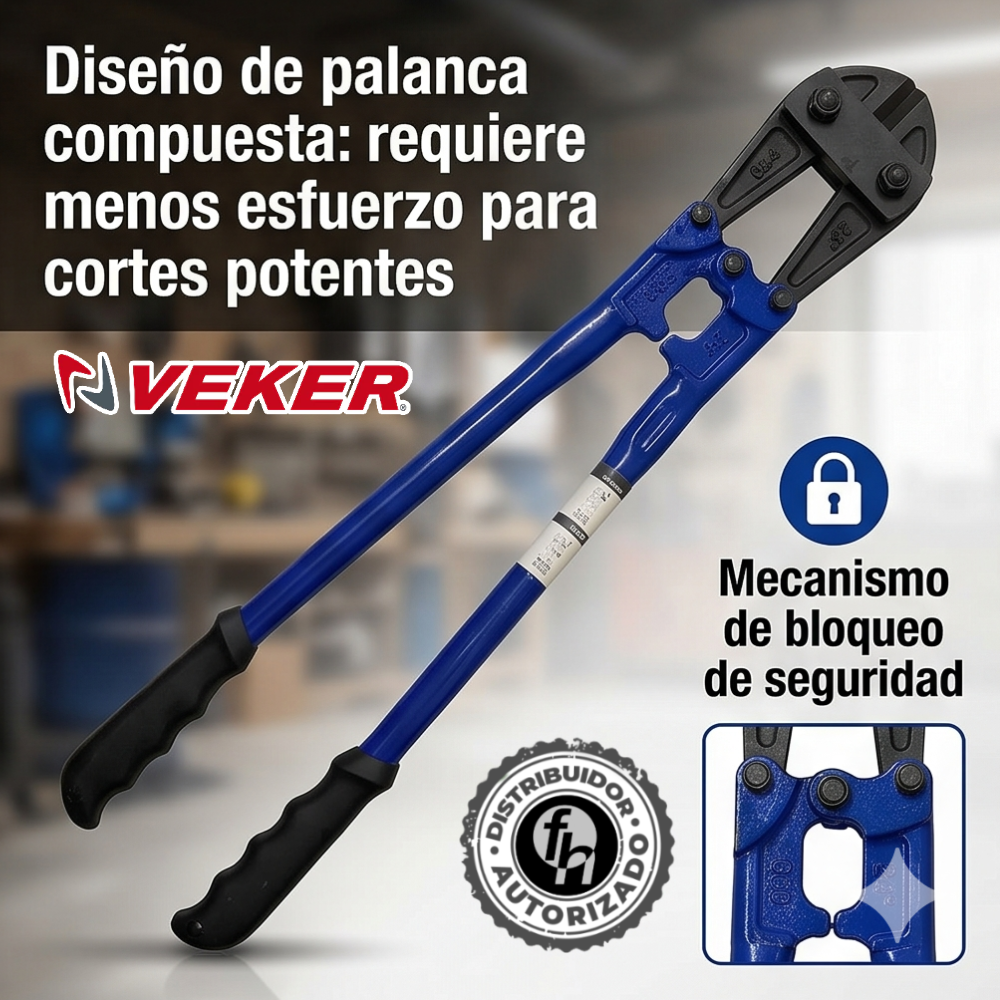 Cortaperno Cizalla Profesional 30pulg Uso Rudo Acero 12182