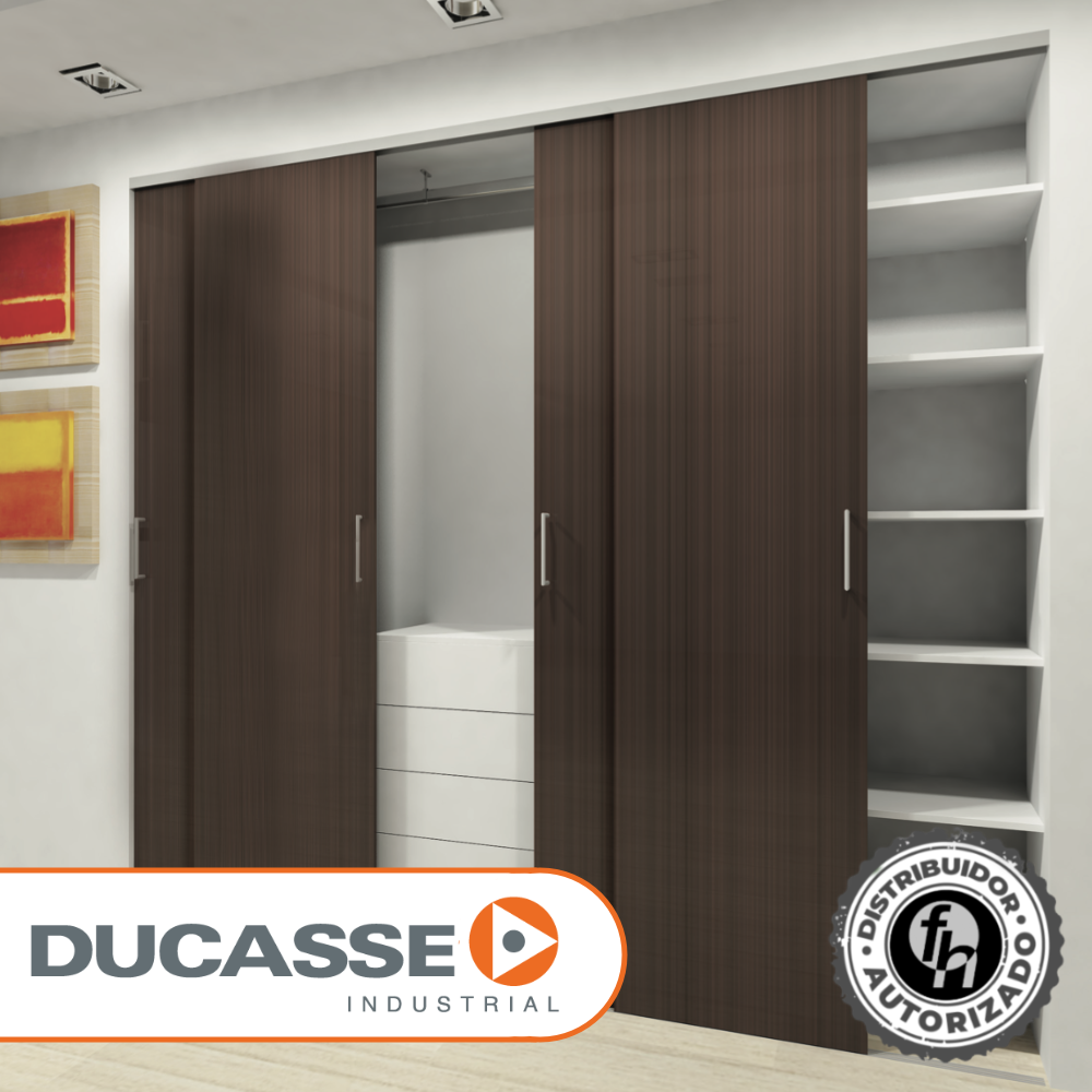 Sistema Para Closet CD40 CX Con Puertas Corredizas Kit Ducasse