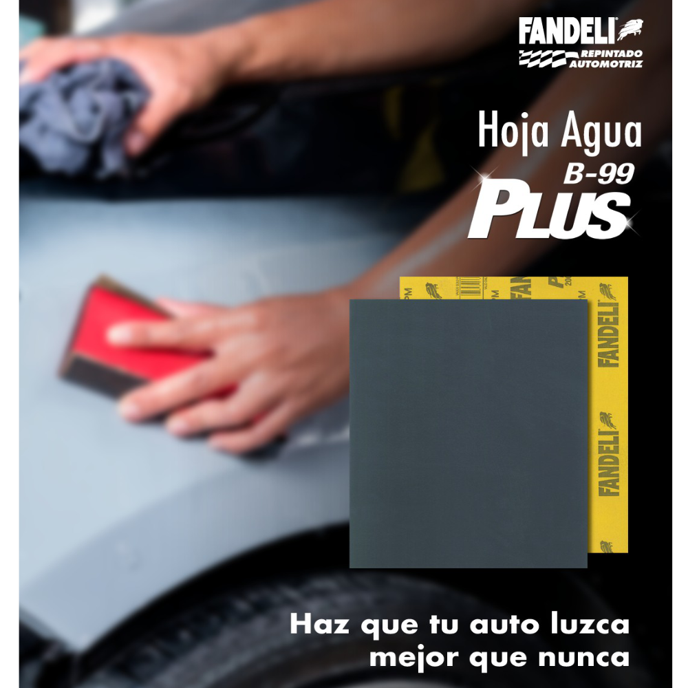Lija De Agua Microfina Fanplus Yellow B99 Grano 1000