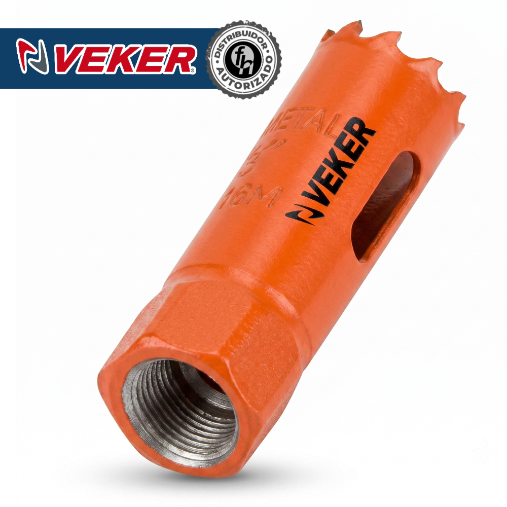 Brocasierra 5/8 Bimetálica (16mm) Para Madera Veker 12640