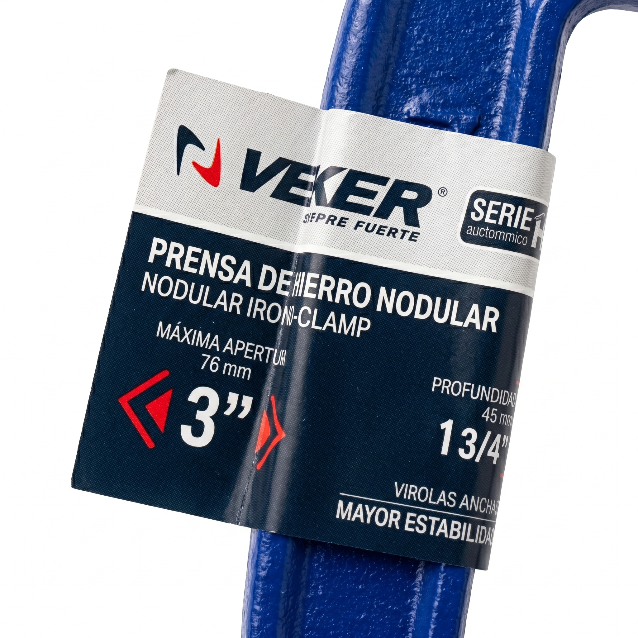 Prensa De Hierro Nodular 3pulg Para Carpintería Veker 12455