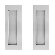 Jaladera De Embutir Rectangular Acero Inoxidable 115 mm