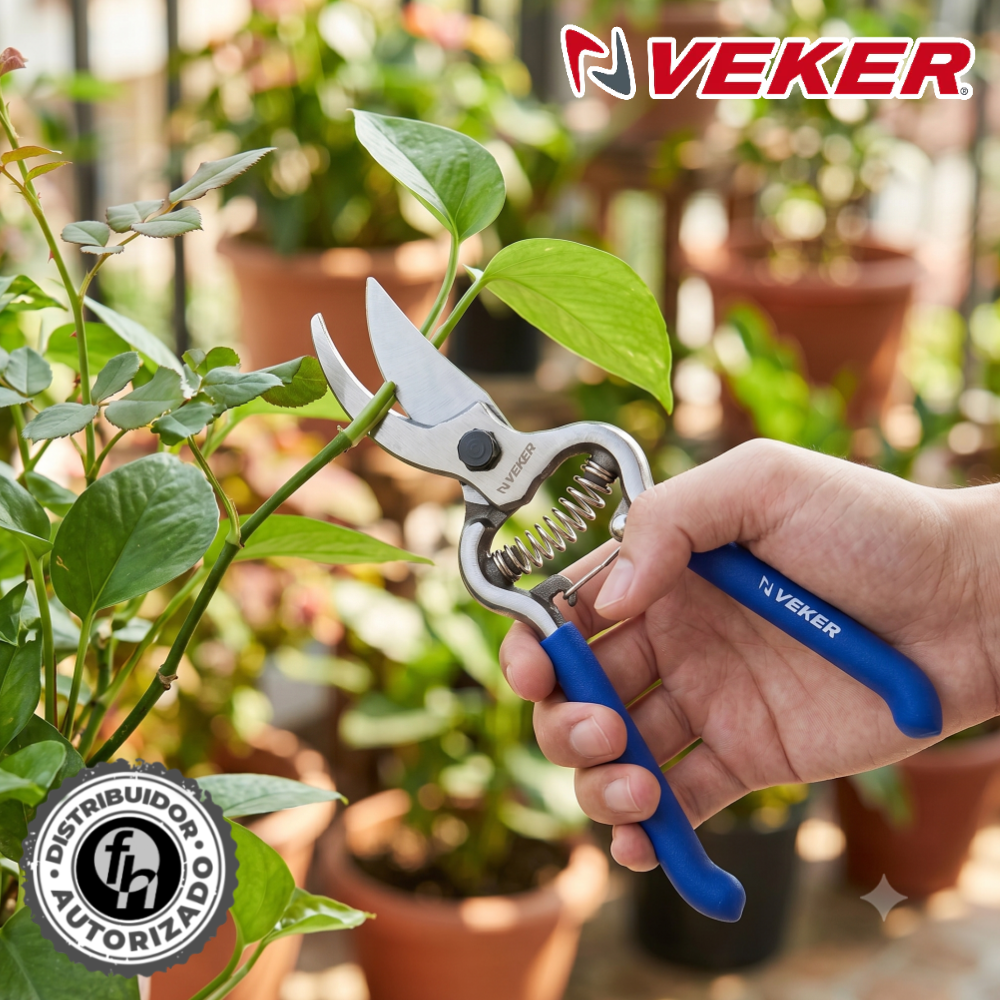 Tijera Manual Acero Forjada de Poda 8in Jardin Veker 12624