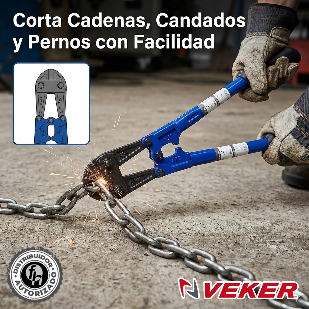 Cortaperno Cizalla Profesional 18pulg Uso Rudo Acero 12180