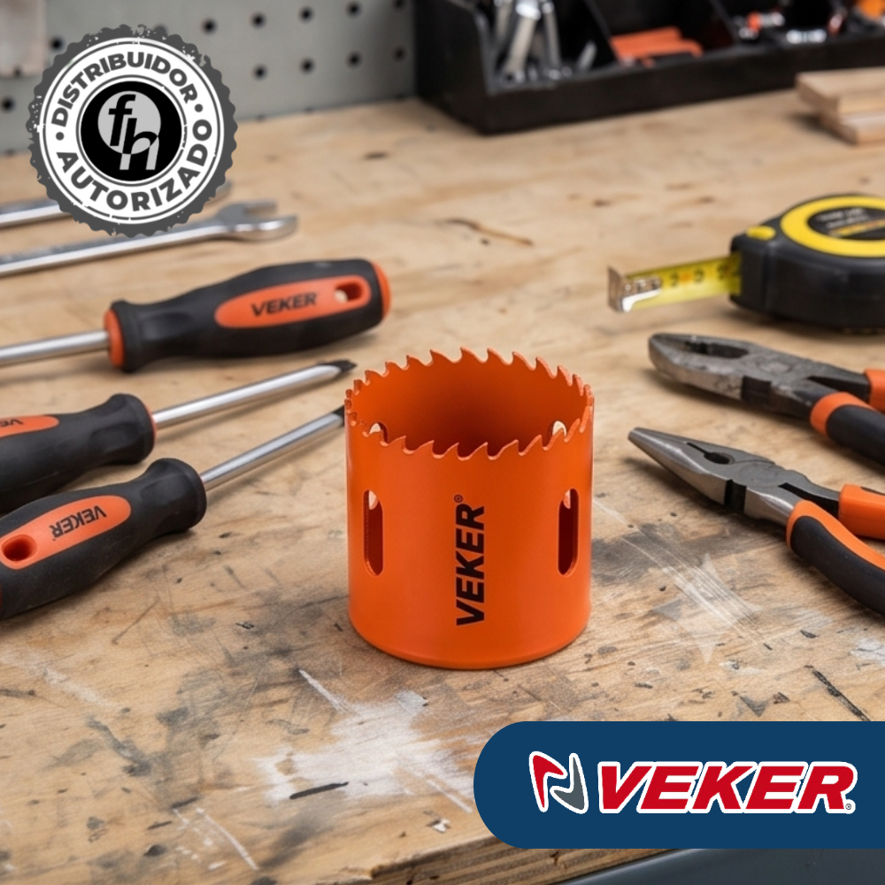 Brocasierra 2-1/8 Bimetálica (54mm) Para Madera Veker 12649