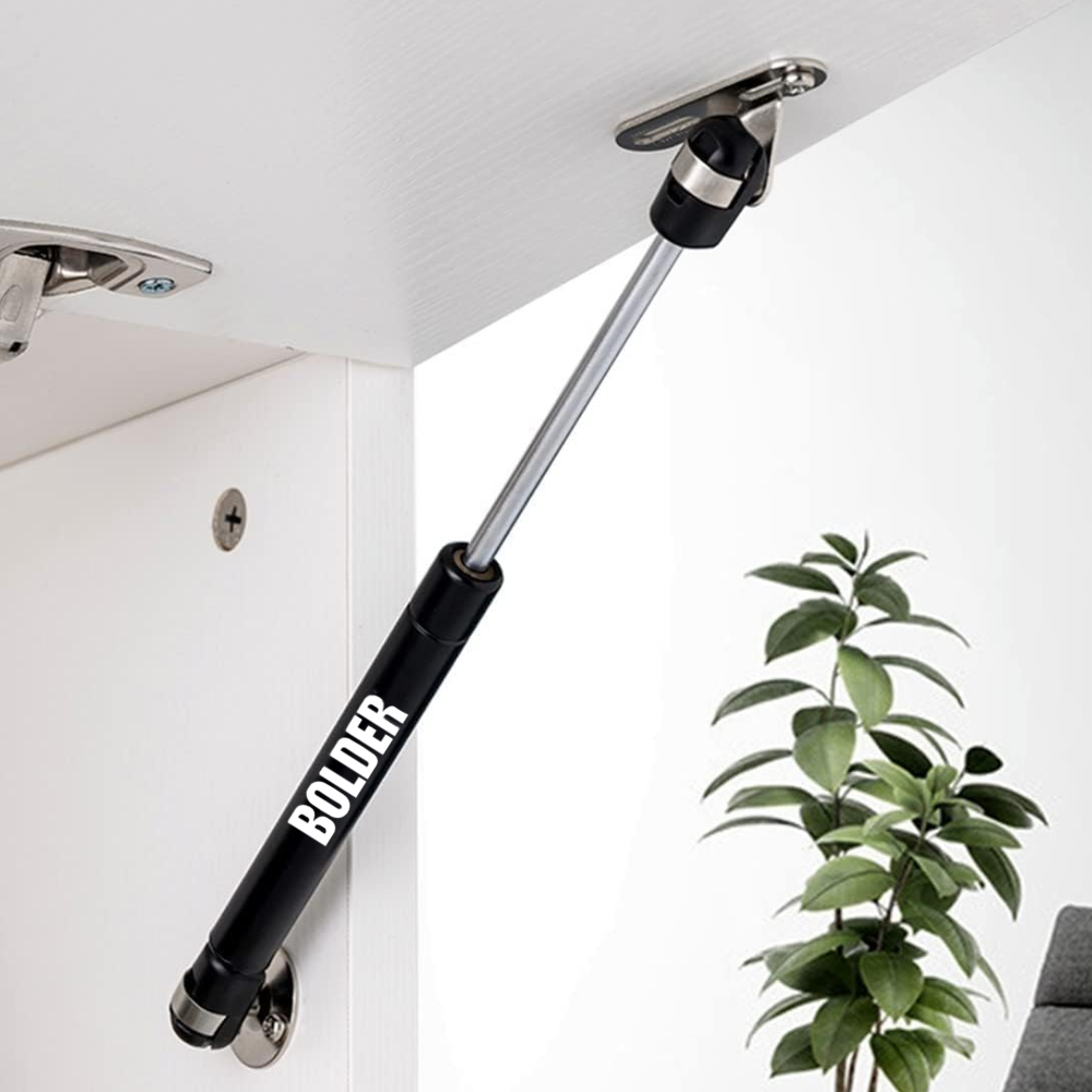 Pistón Elevable De Gas Amortiguador Para Puerta Plegable Negro Mate