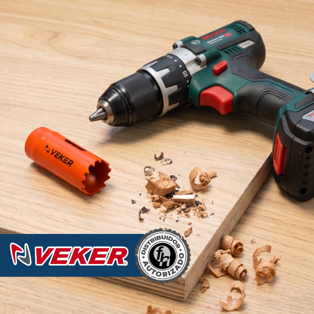 Brocasierra 1-1/8 Bimetálica (29mm) Para Madera Veker 12644