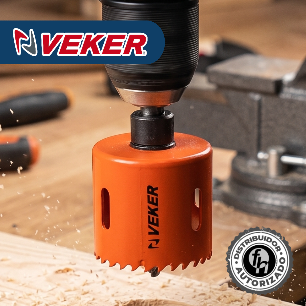 Brocasierra de 2 Pulgadas Bimetálica (51mm) Para Madera Veker 12648
