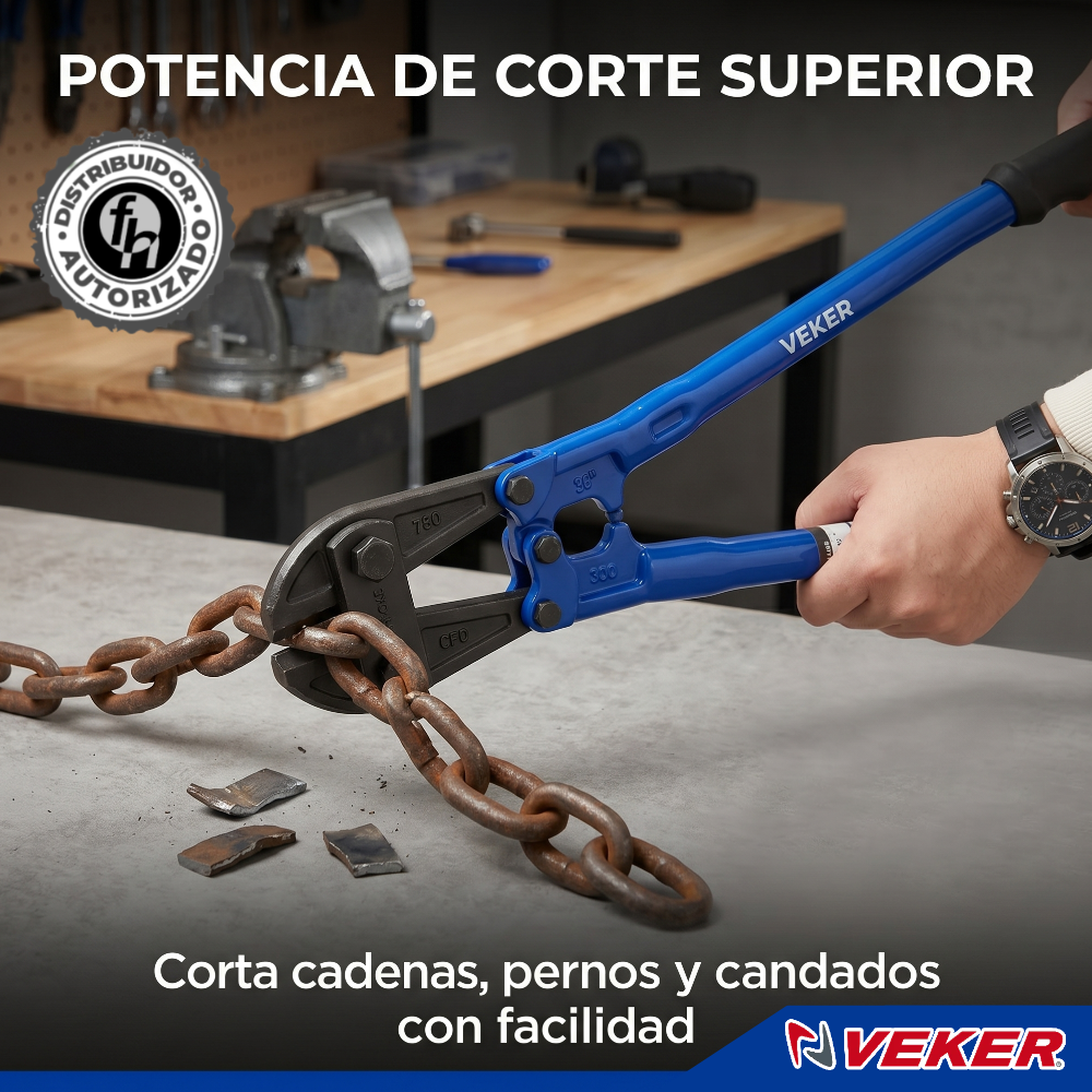 Cortaperno Cizalla Profesional 30pulg Uso Rudo Acero 12182