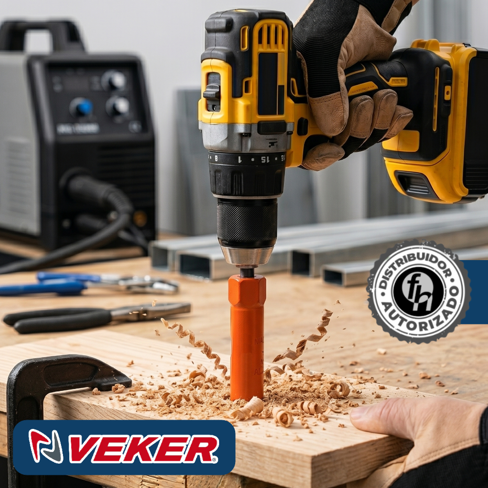Brocasierra 5/8 Bimetálica (16mm) Para Madera Veker 12640