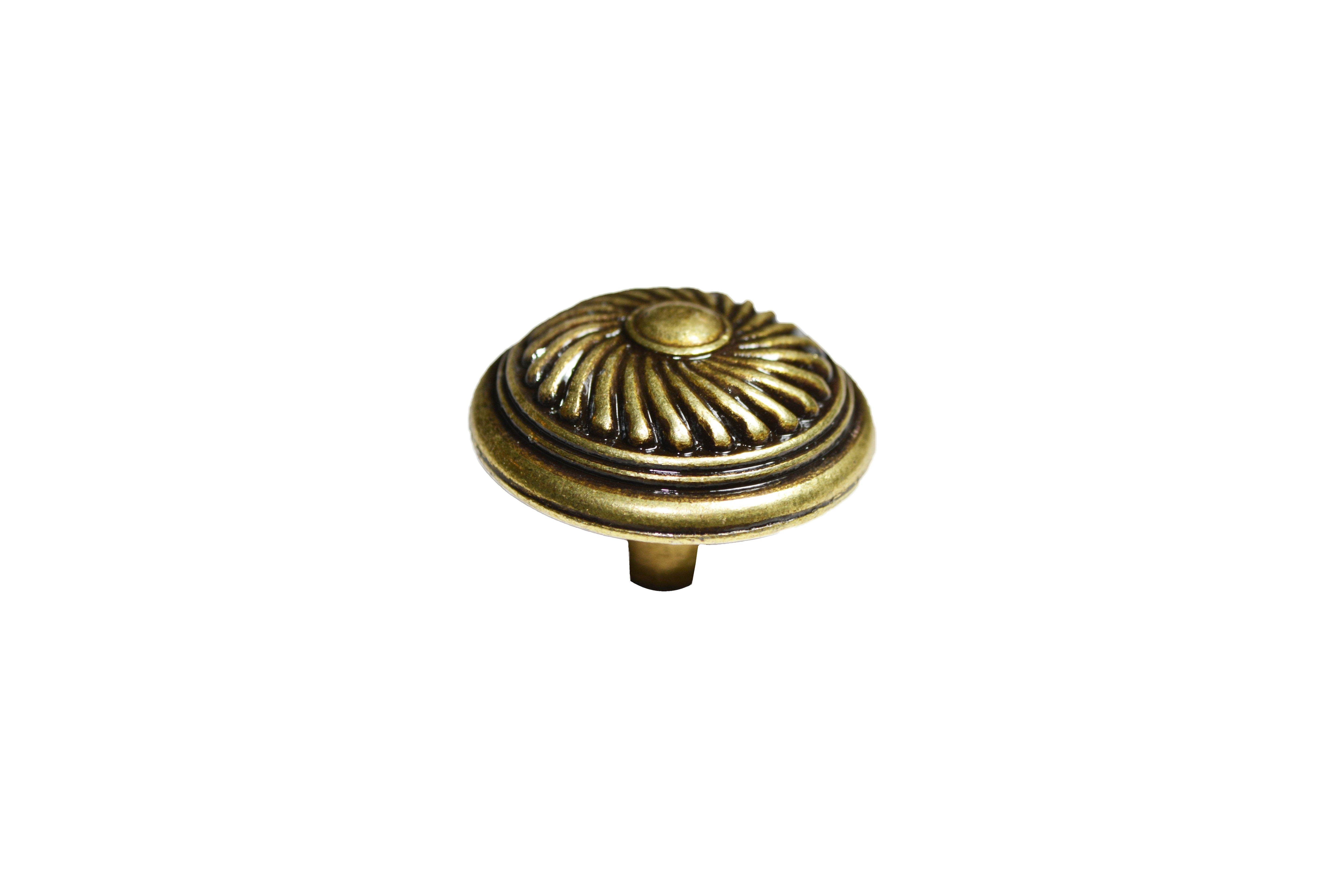 Botón Nogal Con Tornillo 7536 30 mm