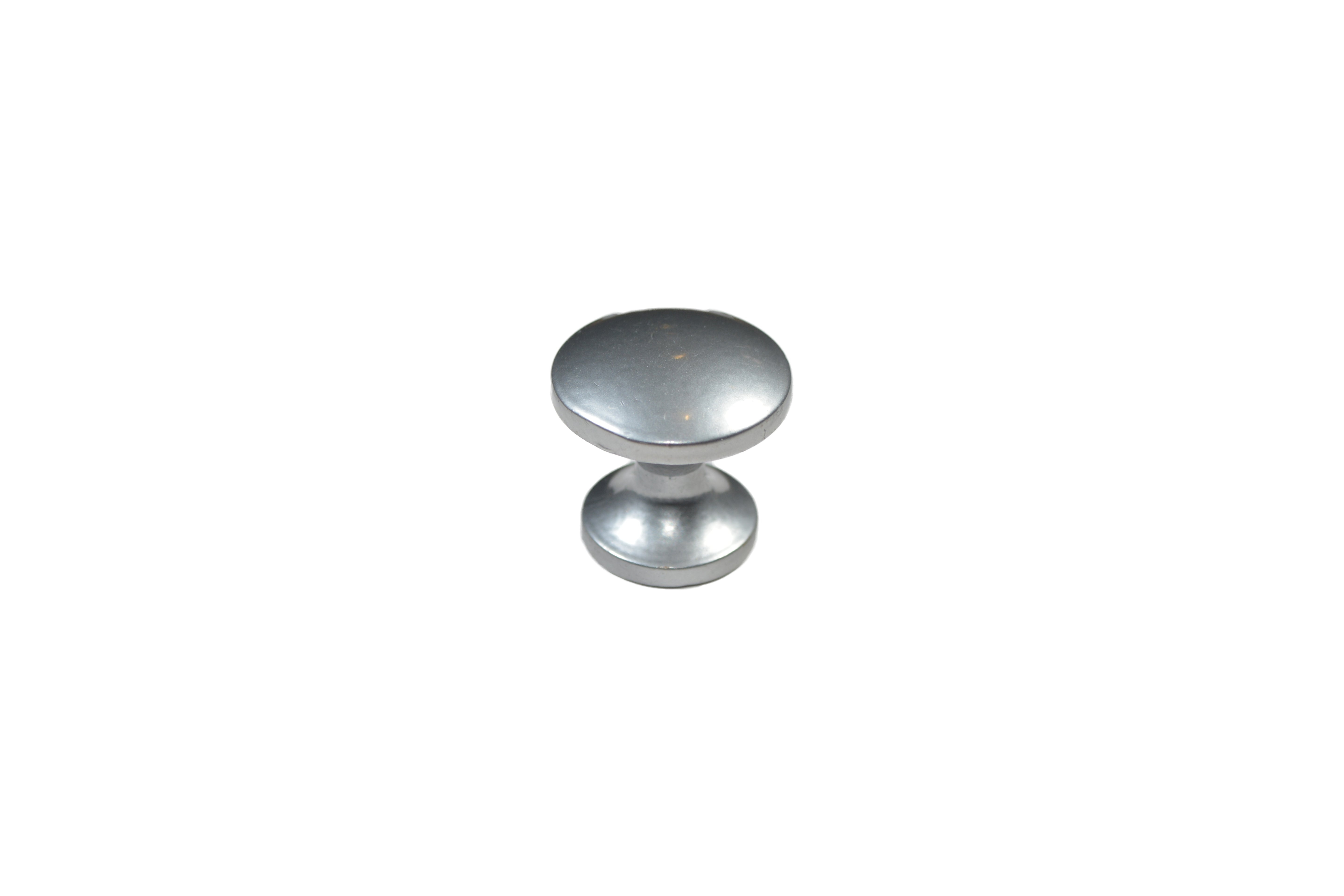Botón Cromo Satinado Con Tornillo 7568 25 mm