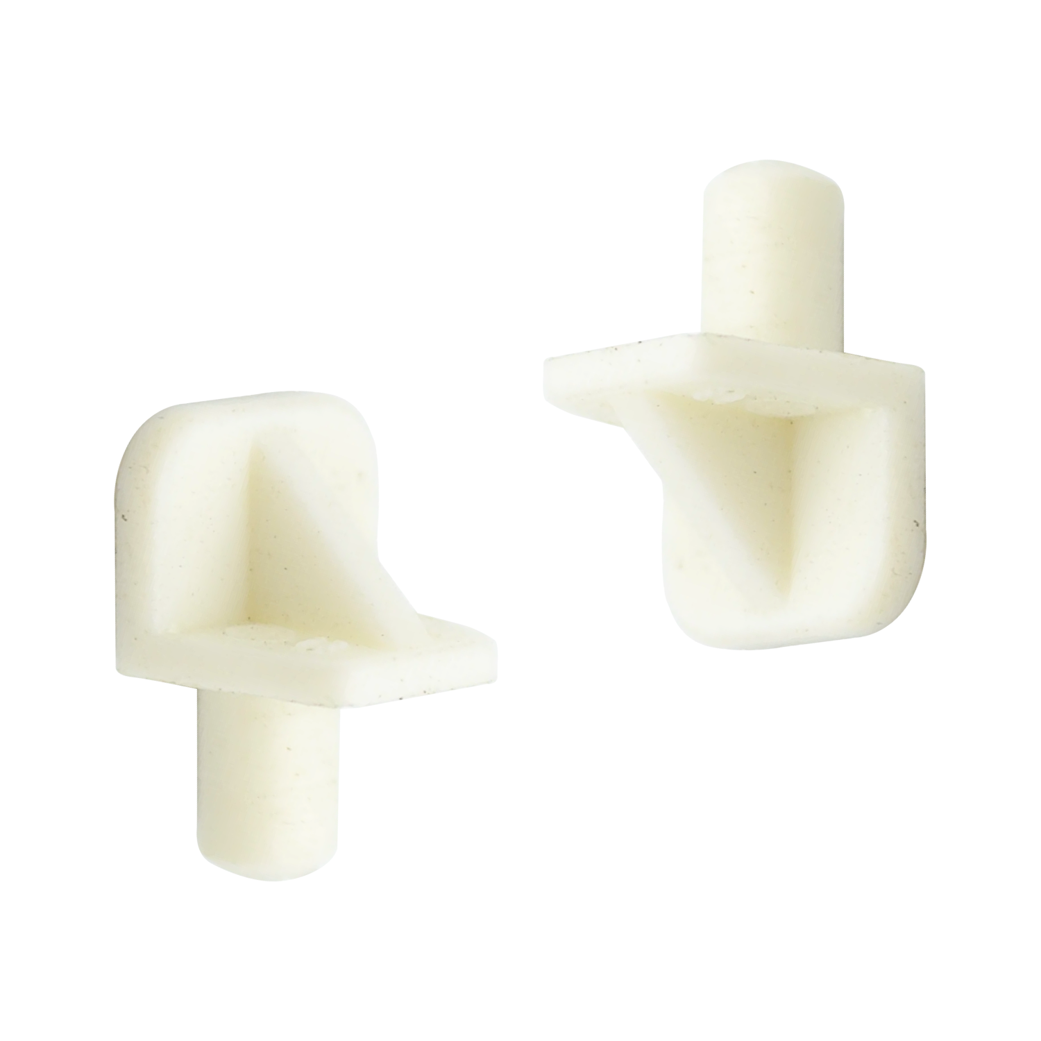Ménsula Soporte Entrepaño Plástico Mini Blanco 100 Piezas