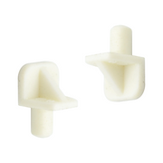 Ménsula Soporte Entrepaño Plástico Mini Blanco 100 Piezas