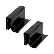 Jaladera Tipo Labio Negro Mate Rectangular Puerta Cristal