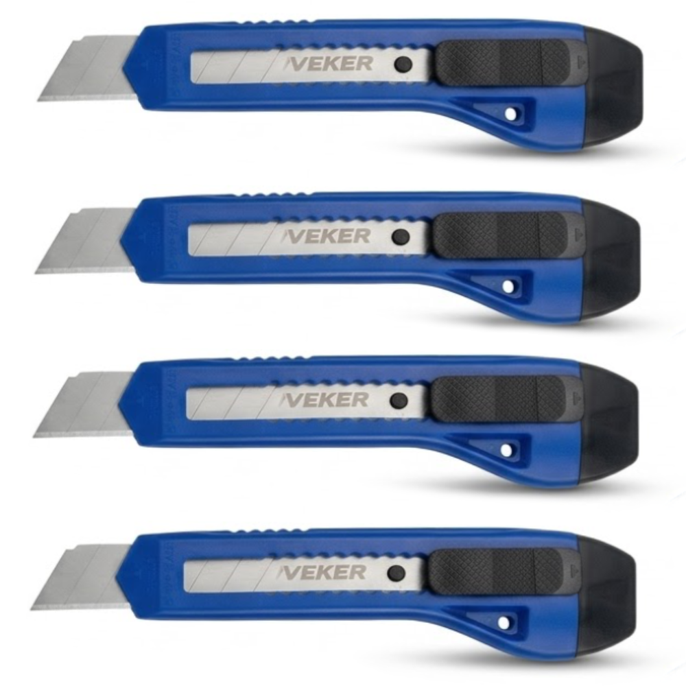 4pz Cutter Navaja Retractil Segmentada 18mm Económico 12200