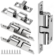 Resbalón Doble Bala Cromo Chico 40mm Broche Para Puertas Con Tornillos