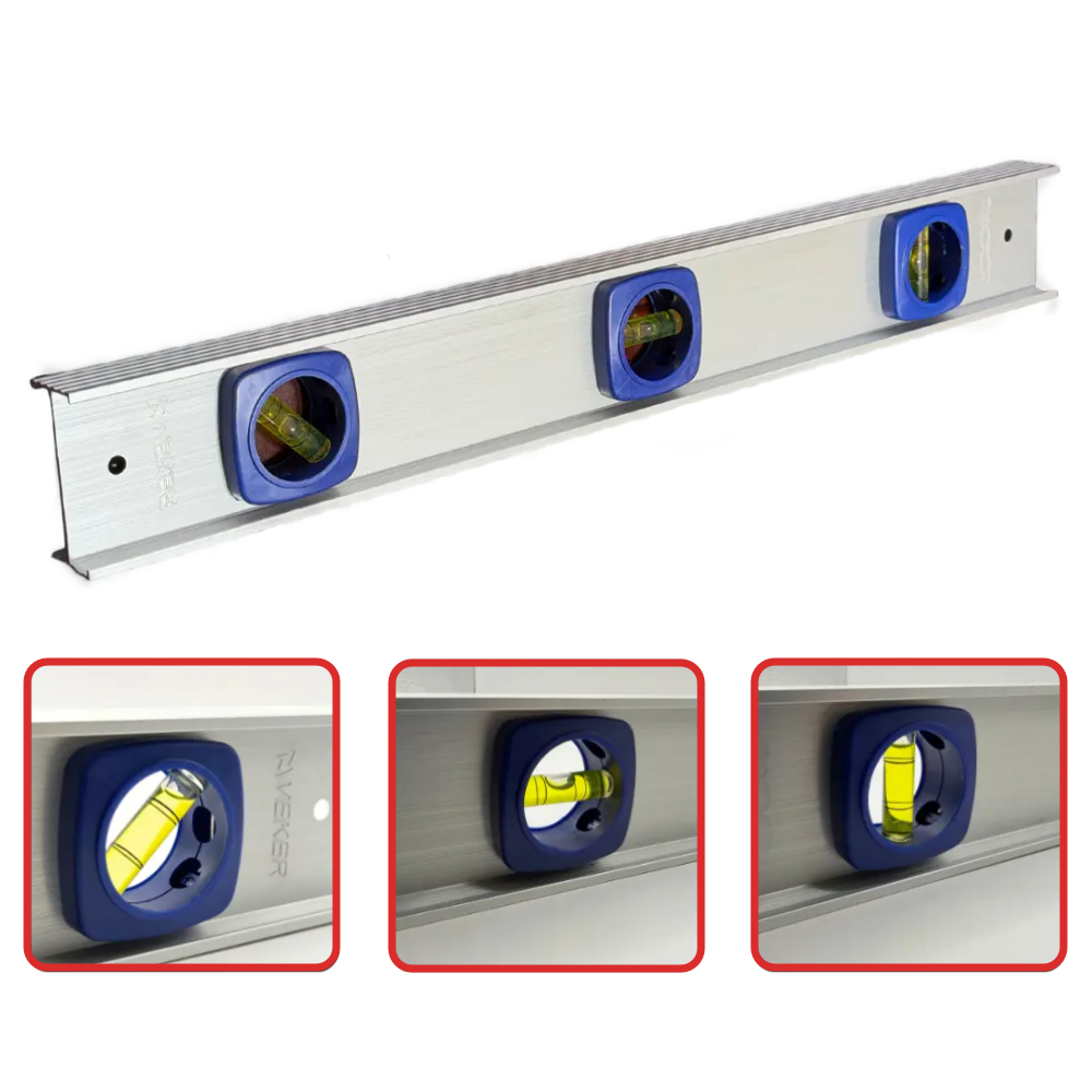 Nivel Aluminio Home 3 Gotas 18 Pulgadas Veker 12364