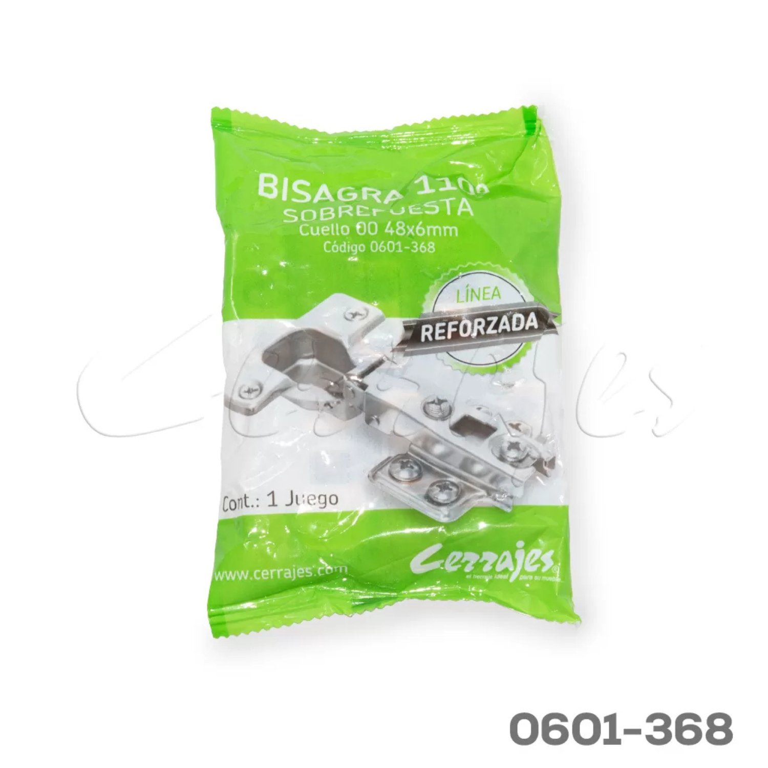 Bisagra Bidimensional Reforzada Recta Cuello 00 Cerrajes