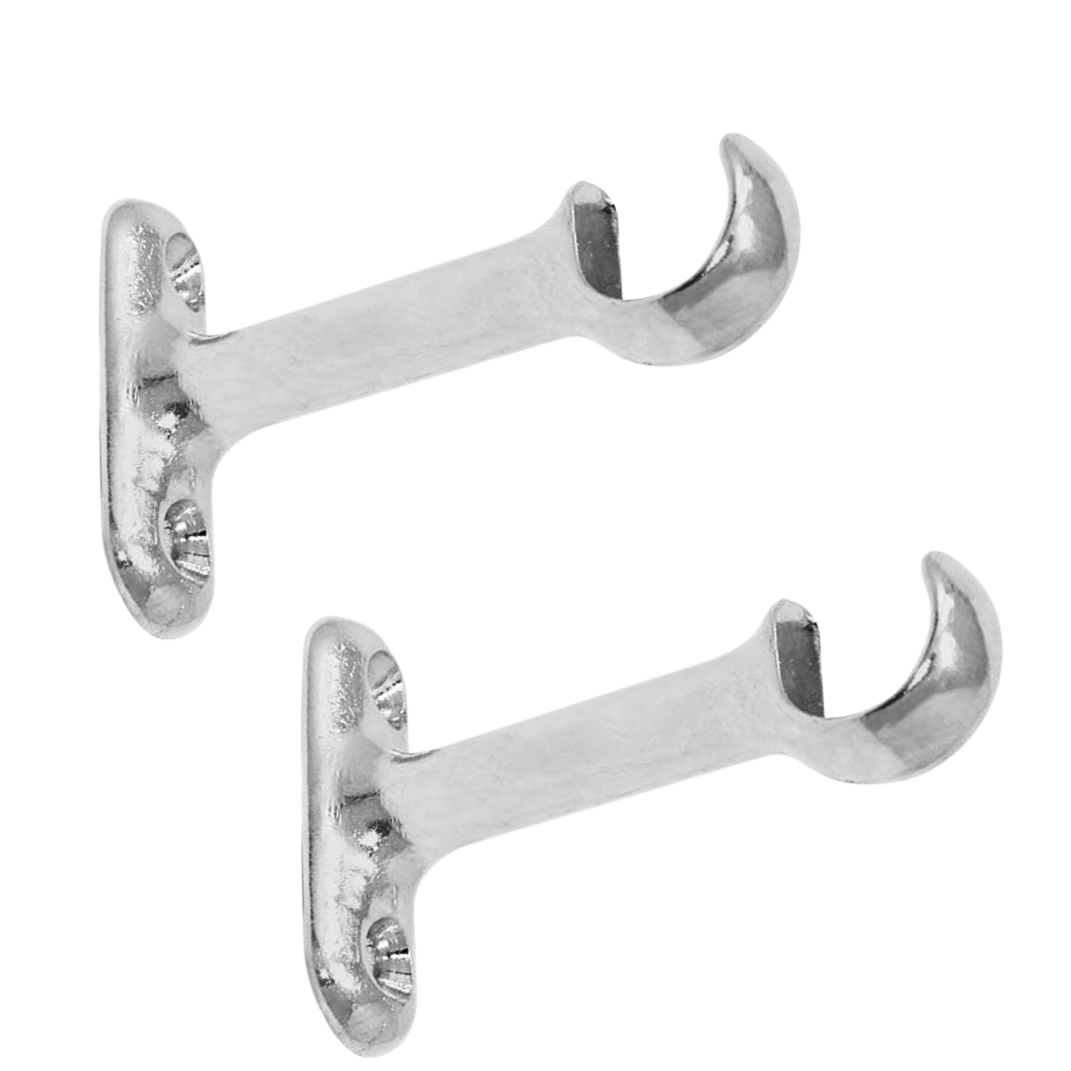 Soporte Central Cortinero Largo Sencillo Tubo Redondo 1/2"