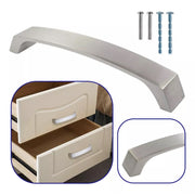 Jaladera Para Muebles Modelo "N" Níquel Satinado Con Tornillos