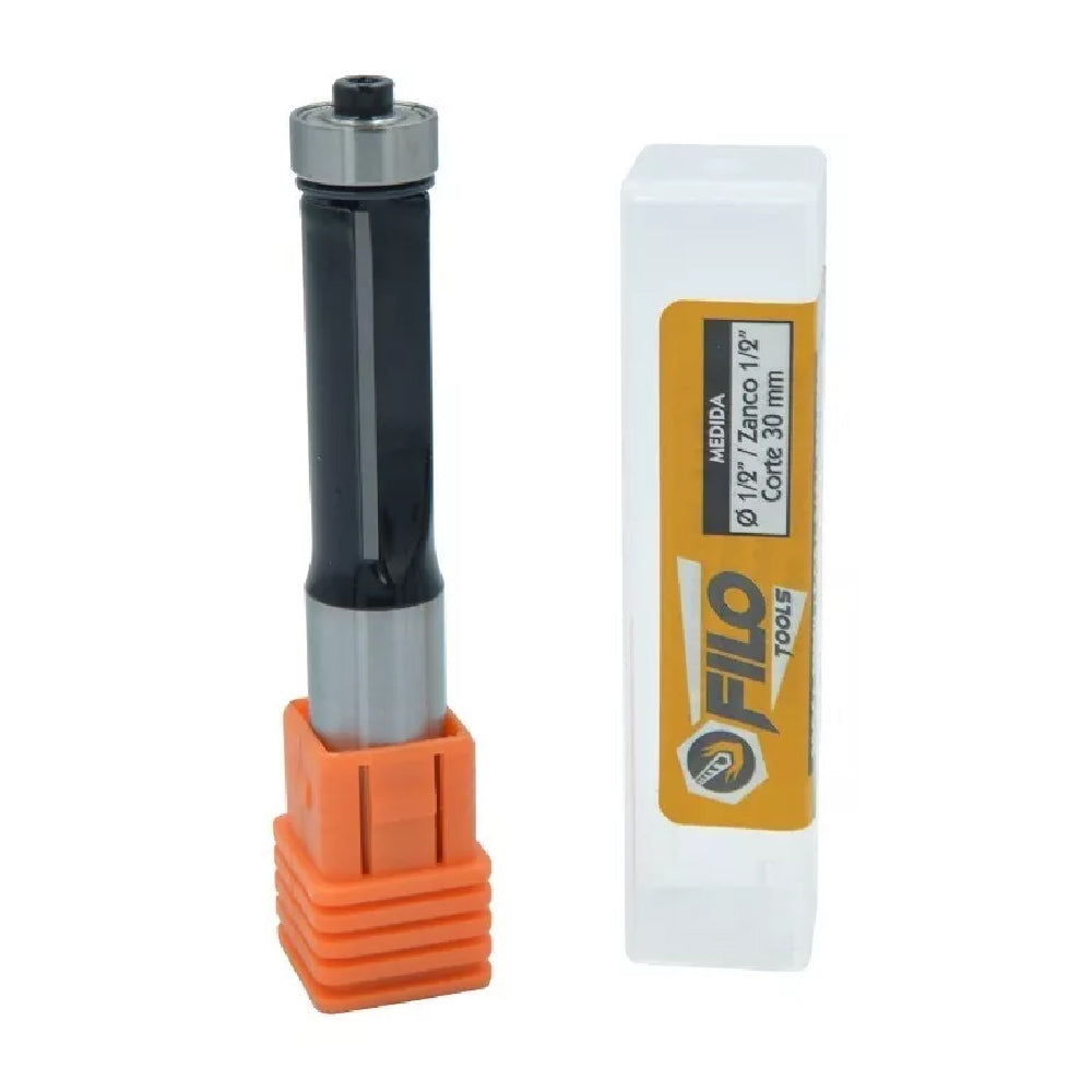 Broca Perfiladora Para Router Diámetro 1/2x1/2'' Corte 30 mm