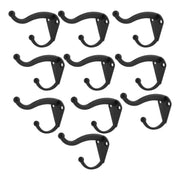 Gancho Perchero Largo y Corto Negro Mate Handy Home