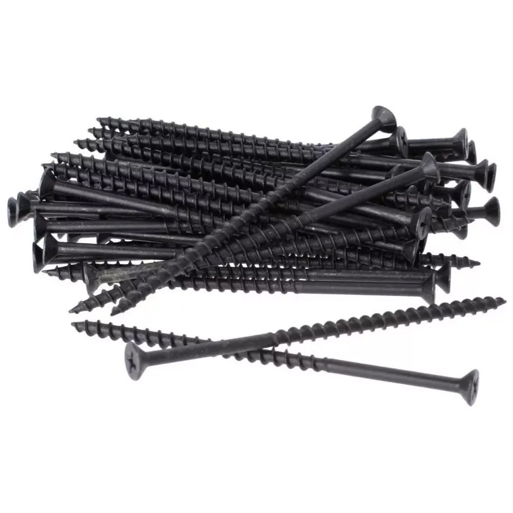Tornillo Para Madera Aglomerado Negro 12x3'' Cruz Plana