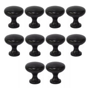 Jaladera De Botón Praga Negro Mate Handy Home