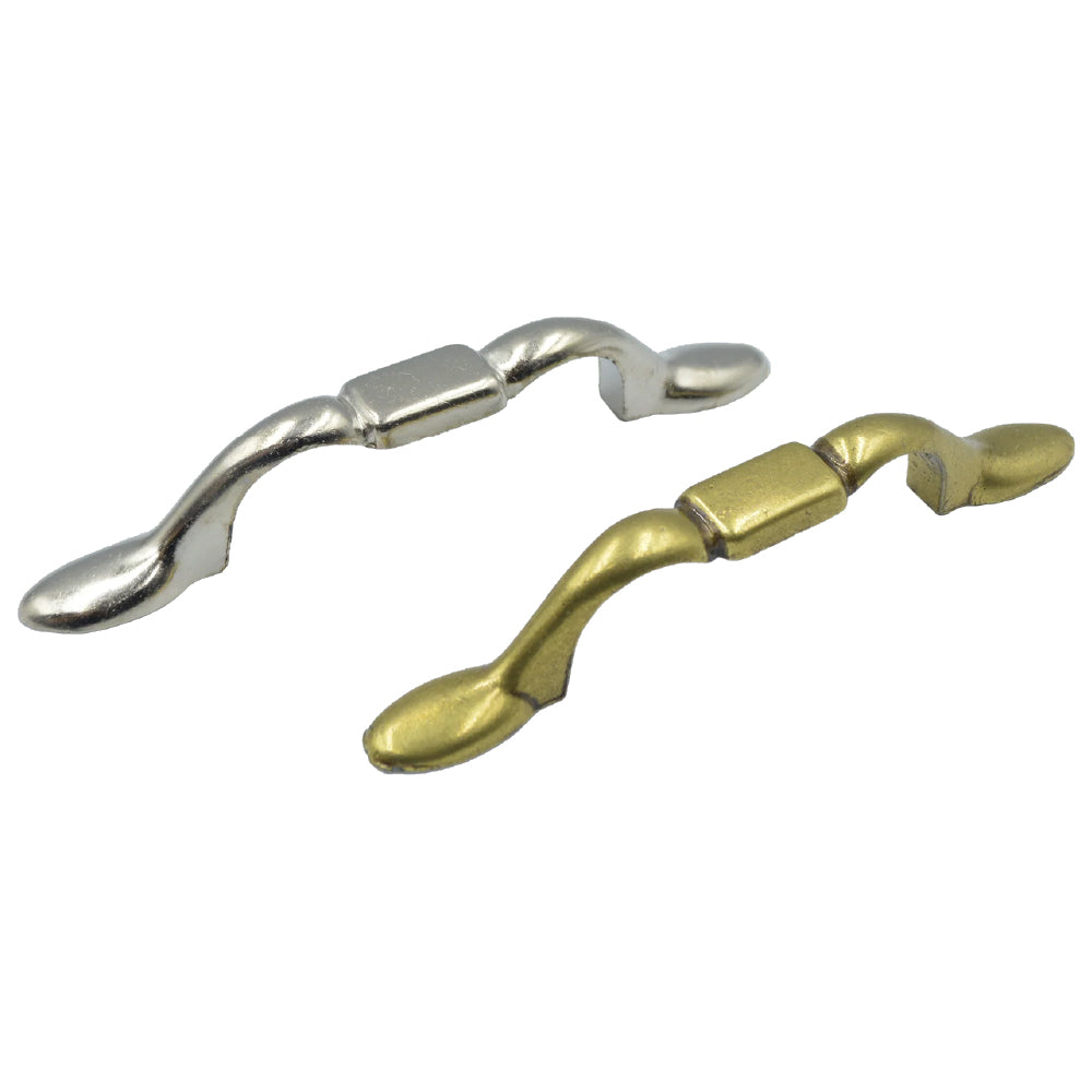 Jaladera Latón Brillante Con Tornillo 6331 76 mm