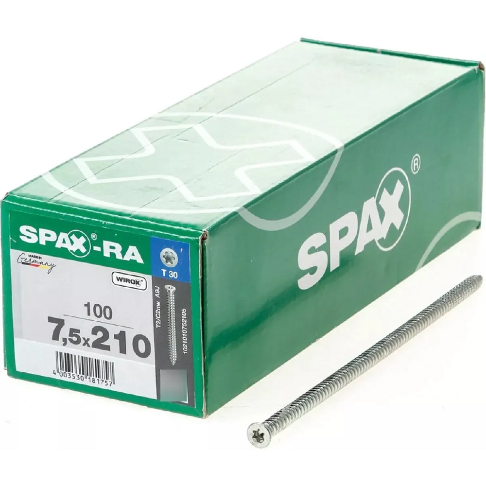 Tornillos Spax R-A Concreto 7.5x210 mm No Necesita Taquete