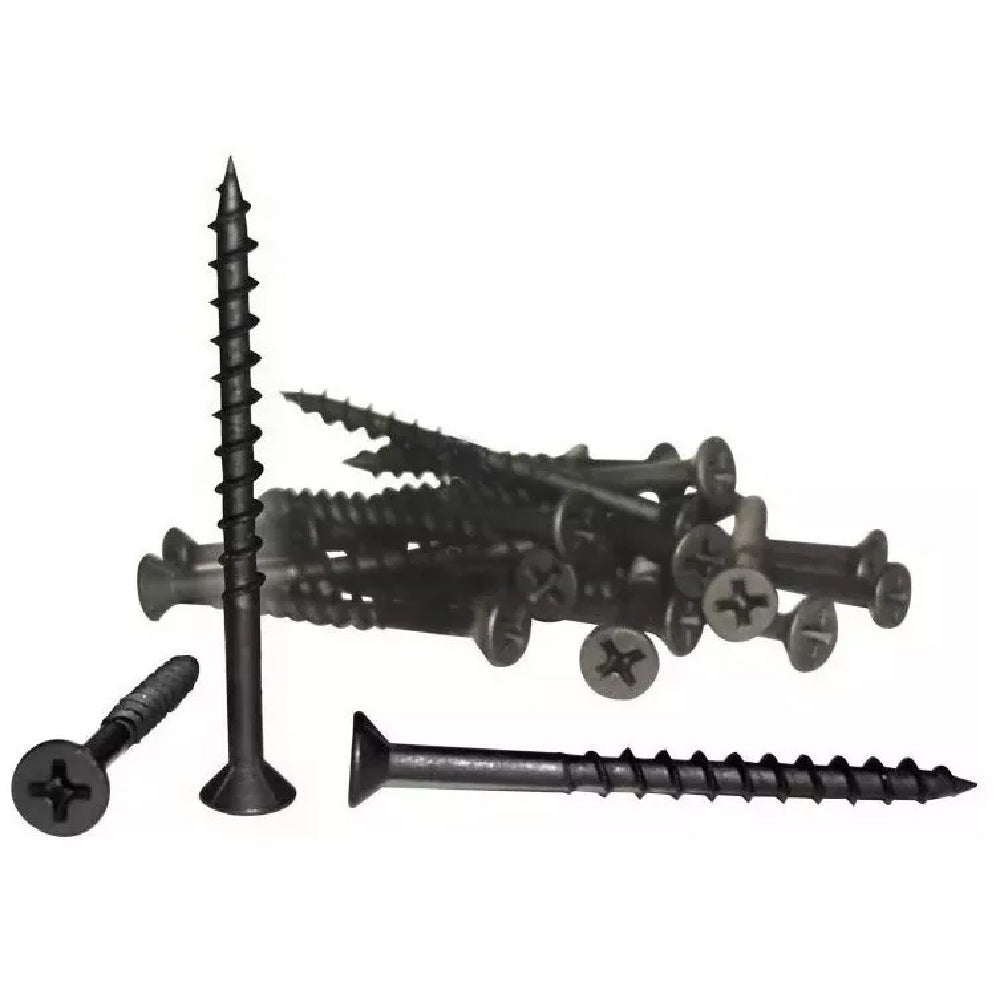 Tornillo Para Madera Aglomerado Negro 14x4'' Cruz Plana