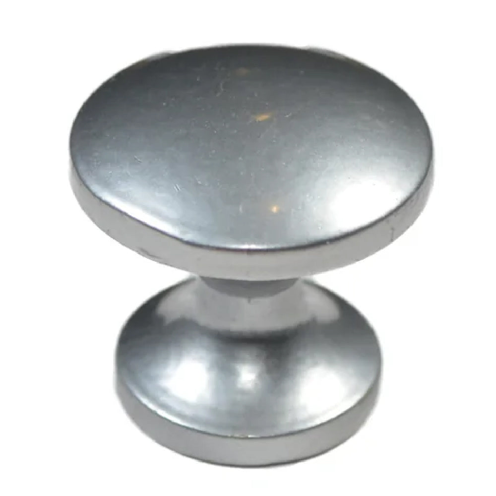 Botón Cromo Satinado Con Tornillo 7568 25 mm
