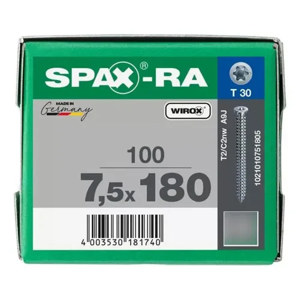 Tornillos Spax R-A Concreto 7.5x180 mm No Necesita Taquete