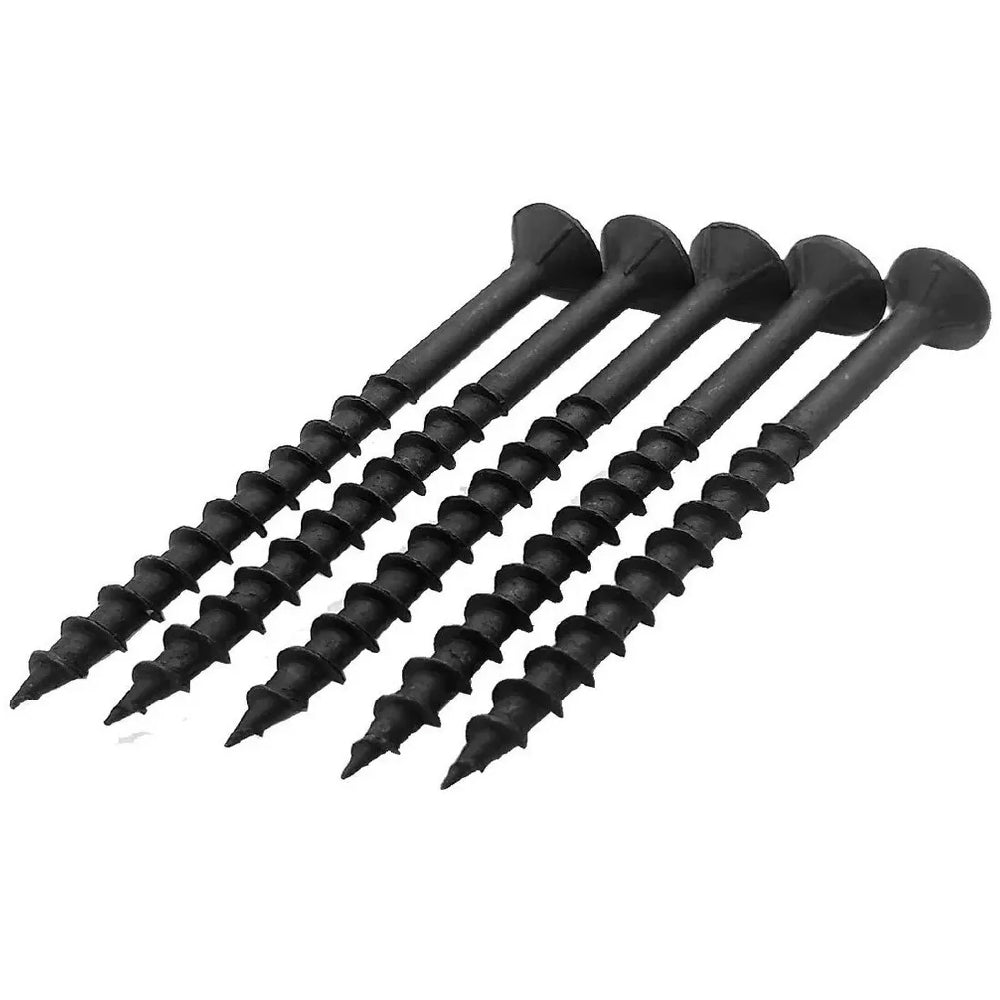 Tornillo Para Madera Aglomerado Negro 12x3'' Cruz Plana