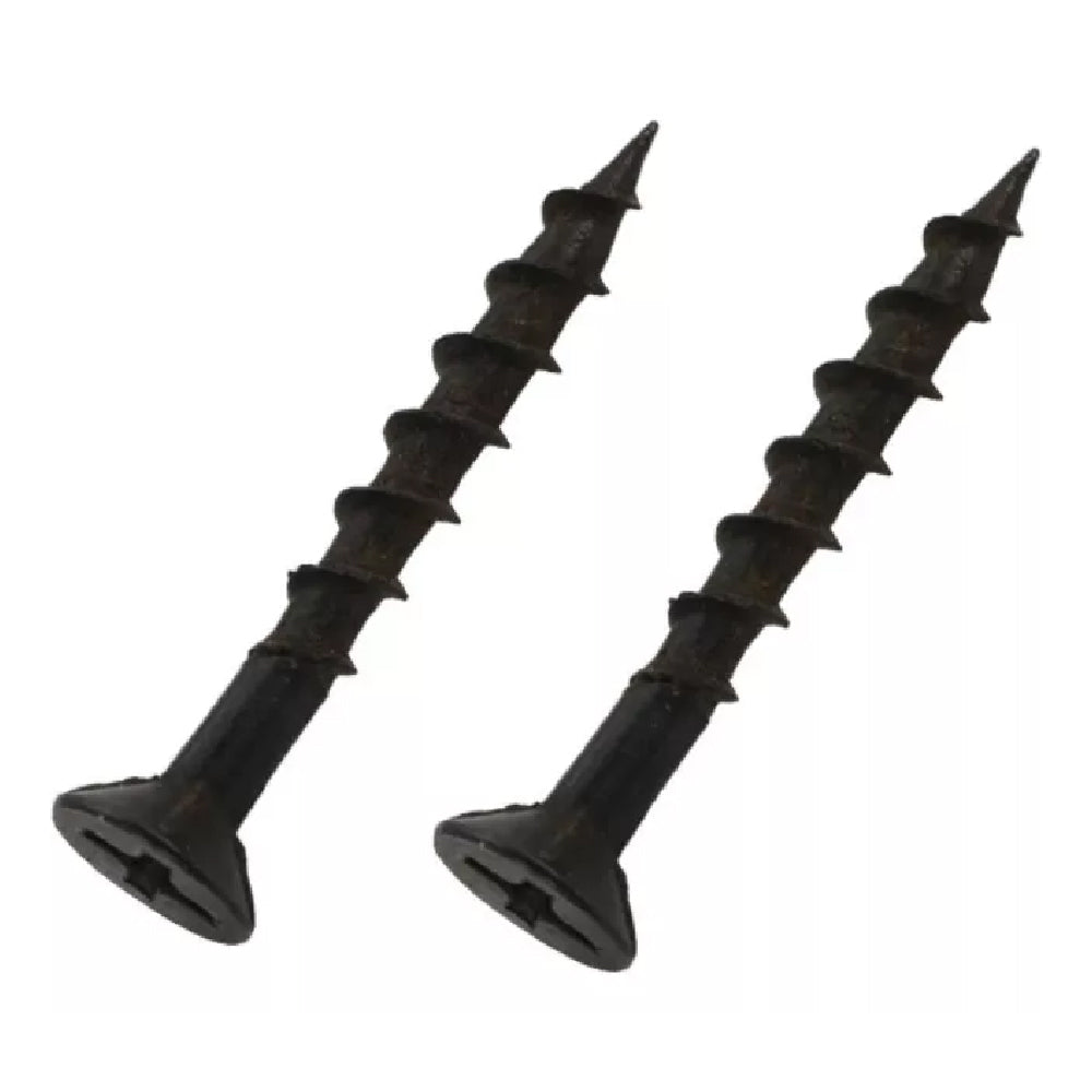 Tornillo Para Madera Aglomerado Negro 8x1 1/2'' Cruz Plana