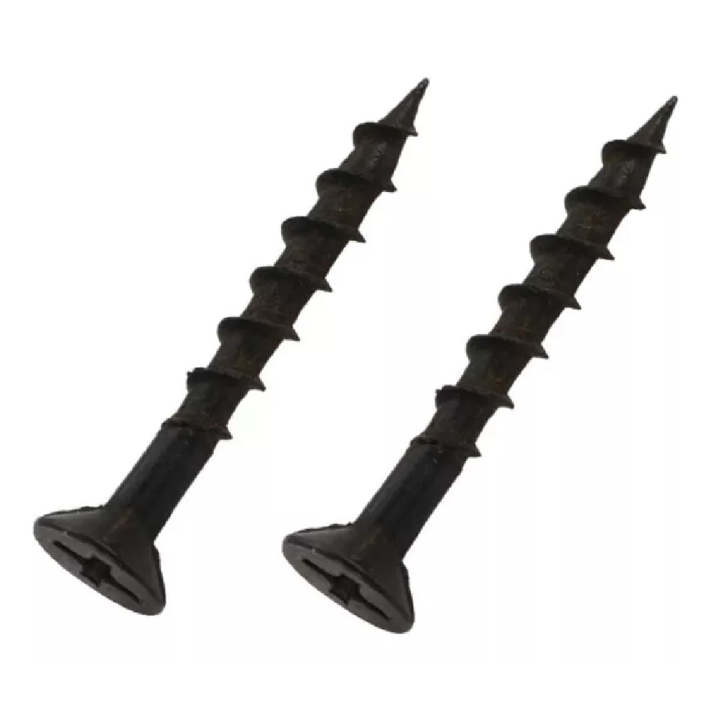 Tornillo Para Madera Aglomerado Negro 10x1 1/2'' Cruz Plana