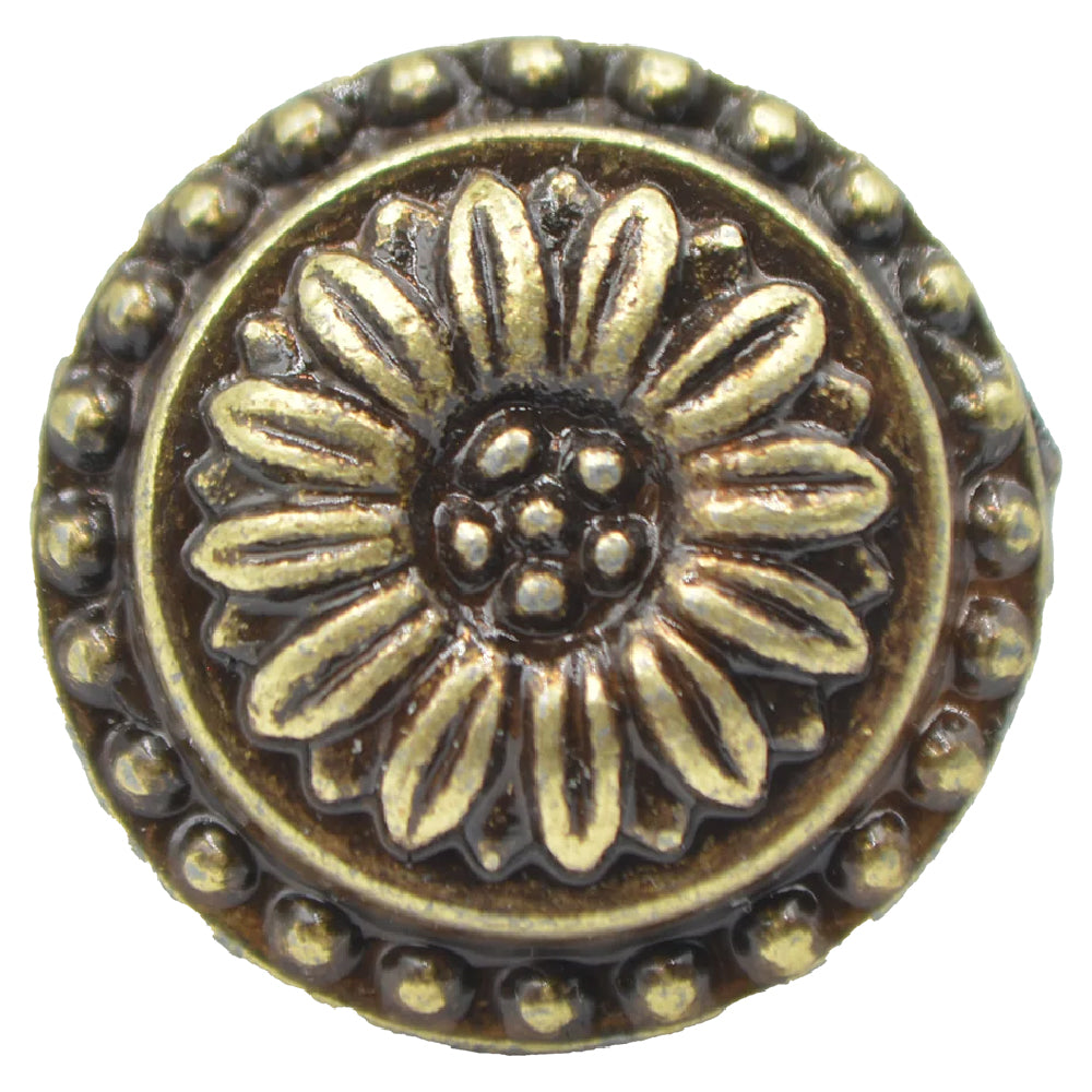 Botón Nogal Con Tornillo 5213 25 mm
