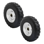 Rueda Para Diablo De Vinil Con 1 Balero y Rin De Lámina