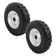 Rueda Para Diablo De Hule Con 2 Baleros y Rin De Lámina